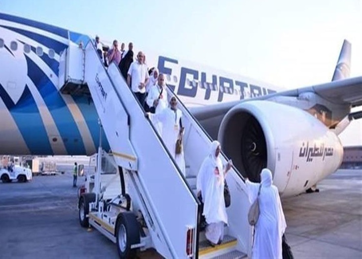 مصر للطيران تسير  غدا 17 رحلة جوية إلي الأراضي المقدسة