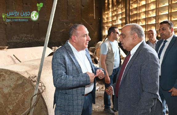  وزير قطاع الأعمال العام يتفقد أعمال تطوير مصانع شركة النصر لصناعة المواسير